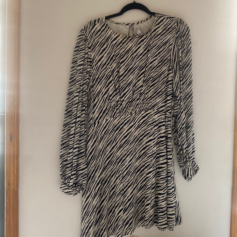 Faithfull The Brand mini zebra dress